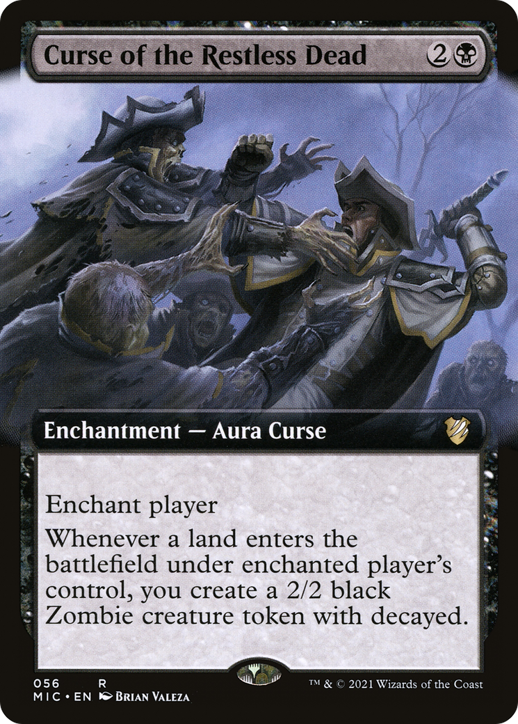 Curse of the Restless Dead (Extended Art) (MIC-056)  - Midnight Hunt Commander: (Extended Art)