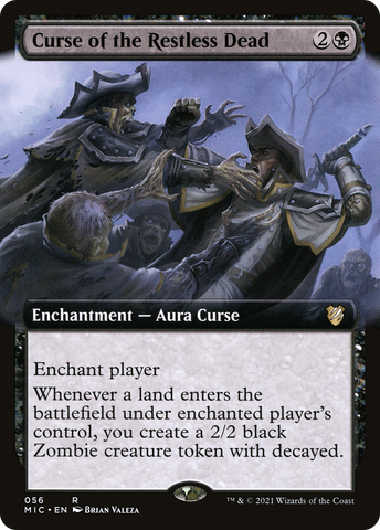 Curse of the Restless Dead (Extended Art) (MIC-056)  - Midnight Hunt Commander: (Extended Art)