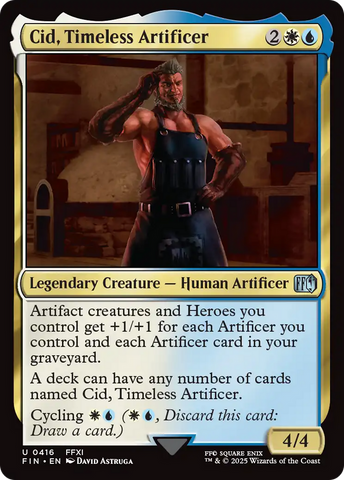 Cid, Timeless Artificer (FIN-416) - FINAL FANTASY Foil