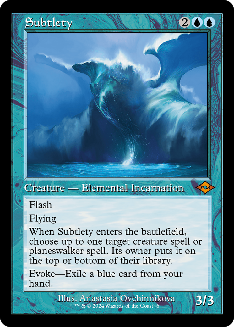 Subtlety (Retro Frame) (MH2-006)  - Modern Horizons 2 Timeshifts