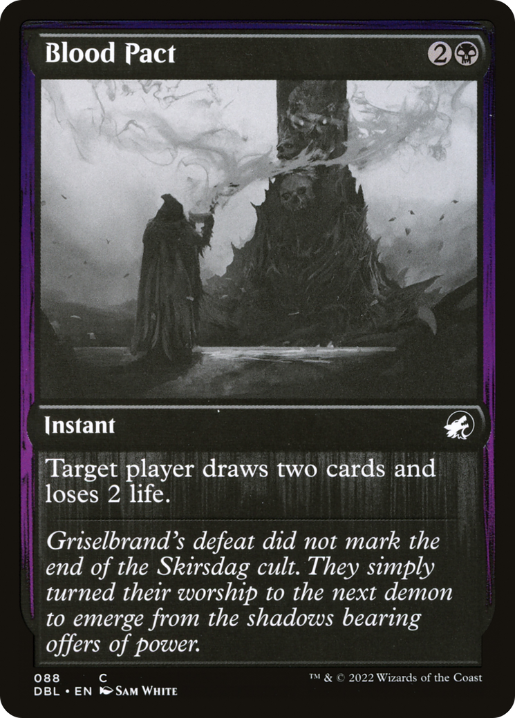 Blood Pact (DBL-088)  Foil - Innistrad: Double Feature