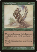 Snorting Gahr (MMQ-272)  Foil - Mercadian Masques