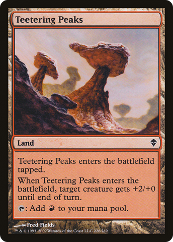Teetering Peaks (ZEN-226) - Zendikar Foil