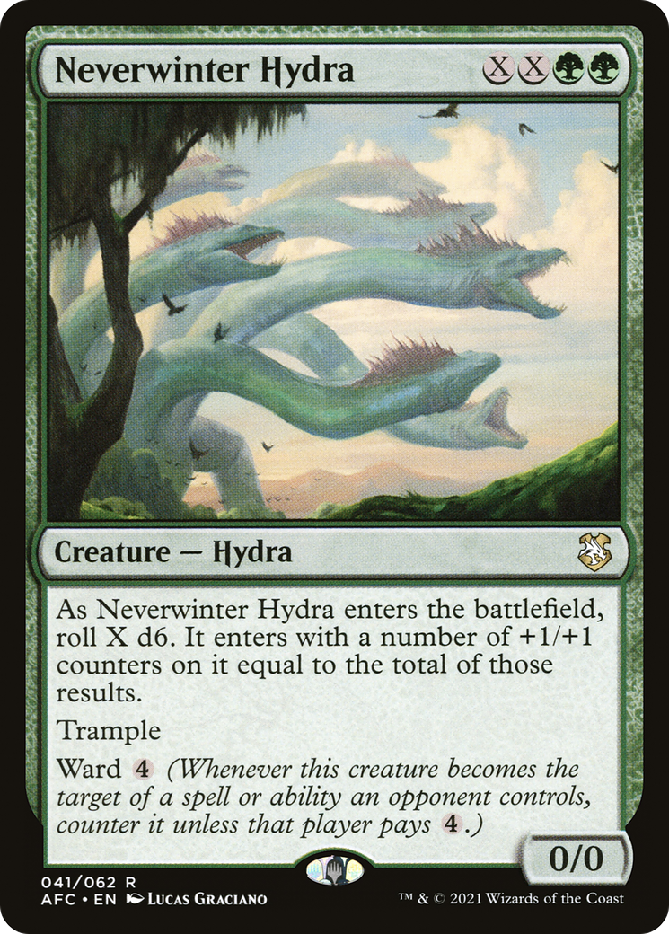 Neverwinter Hydra (AFC-041) - Adventures in the Forgotten Realms Commander