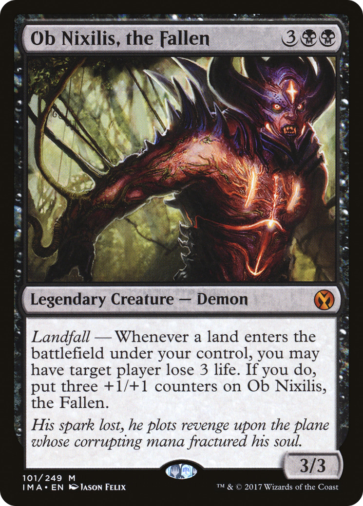 Ob Nixilis, the Fallen (IMA-101)  Foil - Iconic Masters