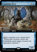 Taunting Sliver (Extended Art) (CMM-759)  - Commander Masters: (Extended Art)