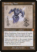 Sundering Titan (Schematic) (BRR-120)  Foil - The Brothers' War Retro Artifacts