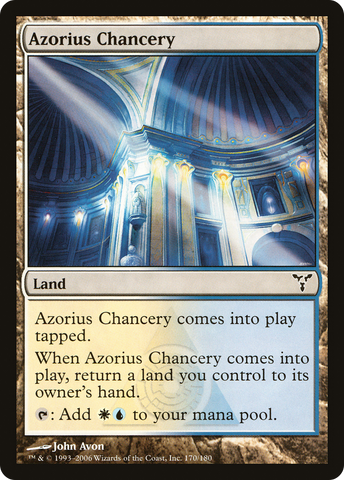 Azorius Chancery (DIS-170)  Foil - Dissension