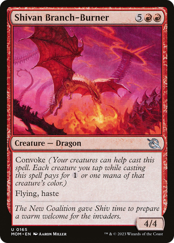 Shivan Branch-Burner (MOM-165)  - March of the Machine