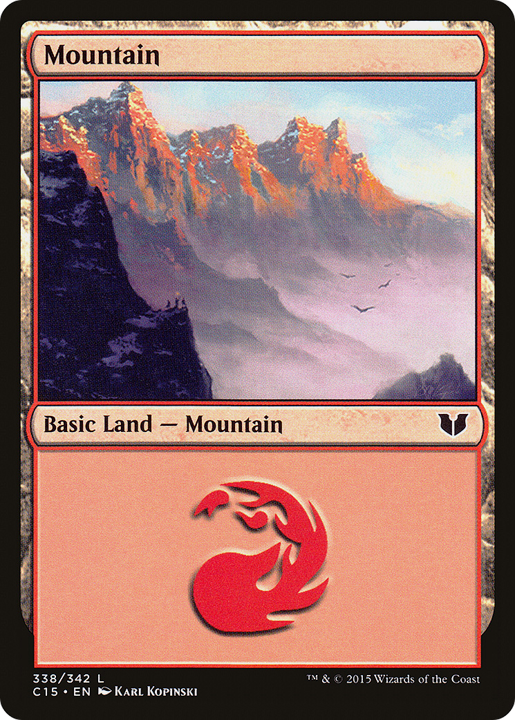Mountain (338) (C15-338)  - Commander 2015