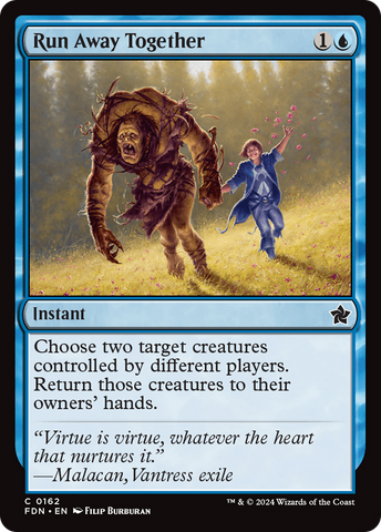 Run Away Together (FDN-162)  Foil - Foundations