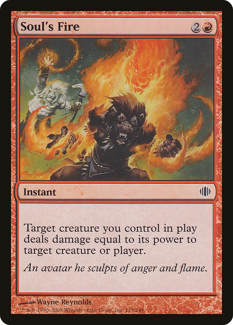 Soul's Fire (ALA-115)  - Shards of Alara