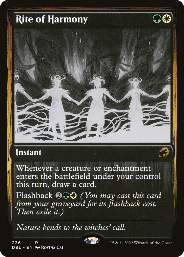 Rite of Harmony (DBL-236)  - Innistrad: Double Feature