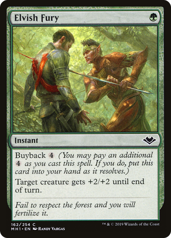 Elvish Fury (MH1-162)  - Modern Horizons