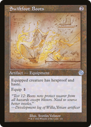 Swiftfoot Boots (Schematic) (BRR-121)  Foil - The Brothers' War Retro Artifacts