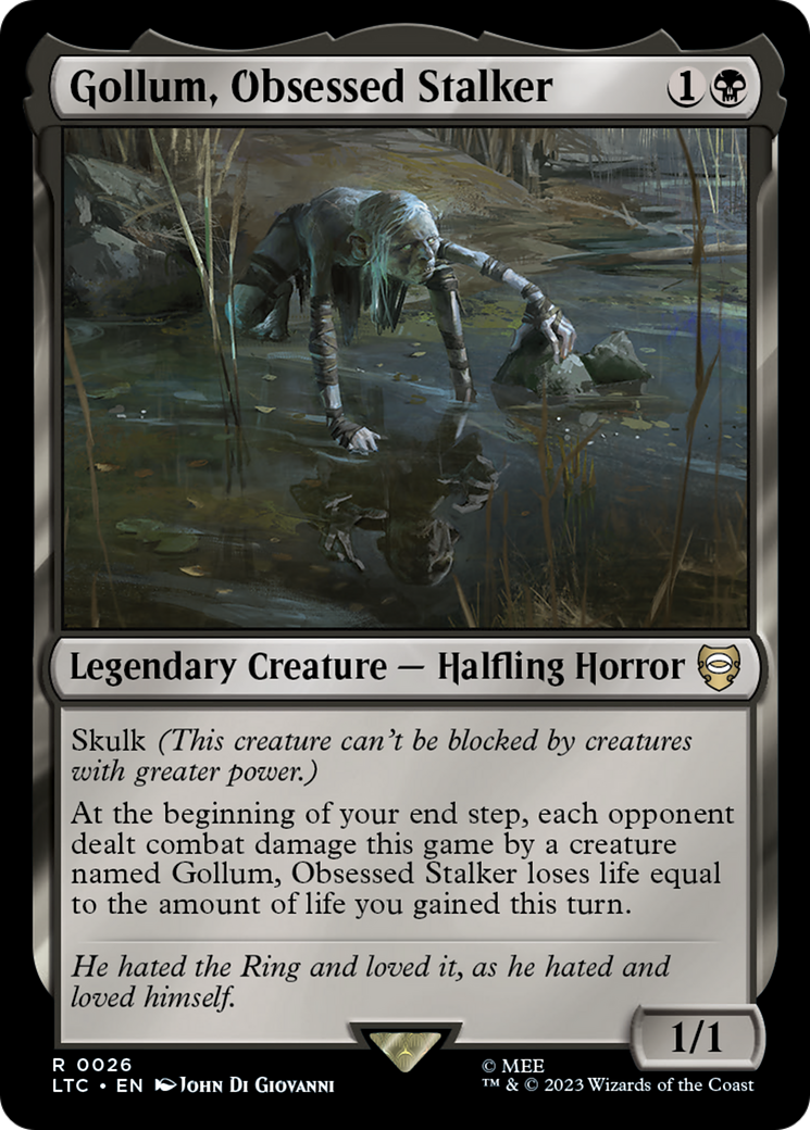 Gollum, Obsessed Stalker (LTC-026)  - Tales of Middle-earth Commander