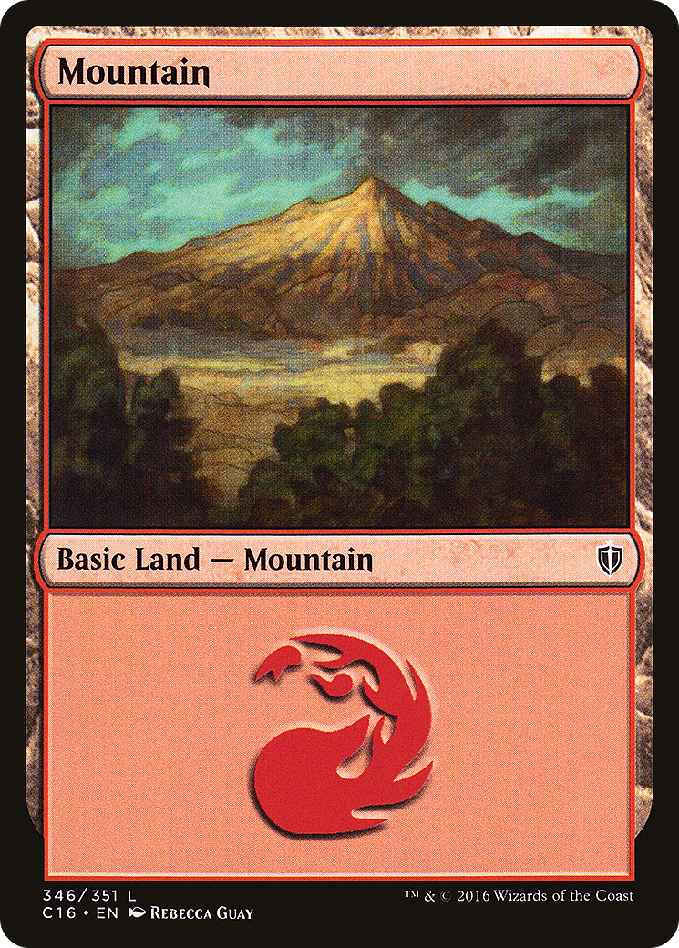 Mountain (346) (C16-346)  - Commander 2016