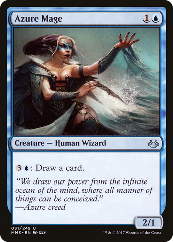 Azure Mage (MM3-031)  Foil - Modern Masters 2017