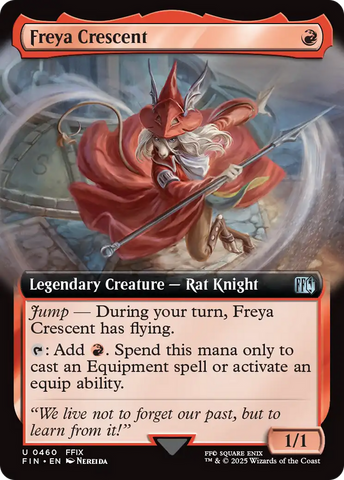 Freya Crescent (Extended Art) (FIN-460)  Foil - FINAL FANTASY: (Extended Art)