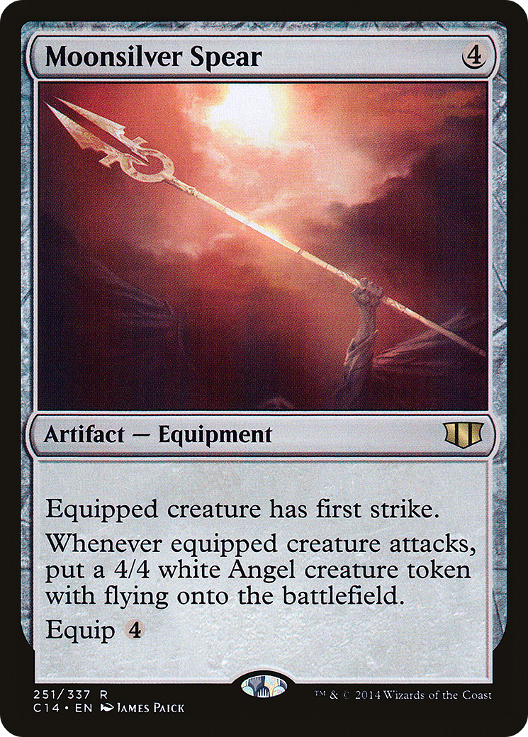 Moonsilver Spear (C14-251)  - Commander 2014