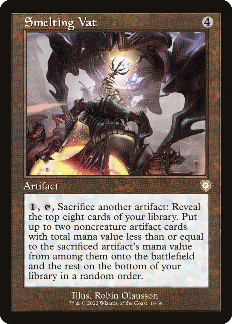 Smelting Vat (Retro Frame) (BRC-018)  - The Brothers' War Commander