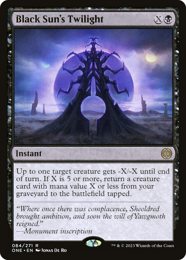 Black Sun's Twilight (ONE-084)  Foil - Phyrexia: All Will Be One