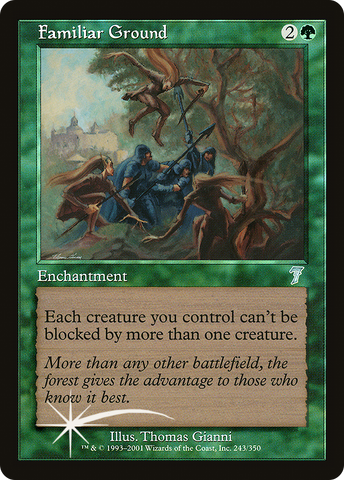 Familiar Ground (7ED-243★) - Seventh Edition Foil