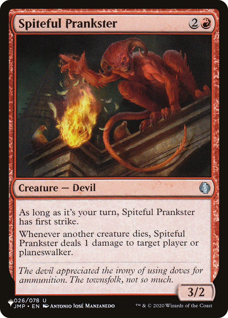 Spiteful Prankster (LIST-026/078)  - The List
