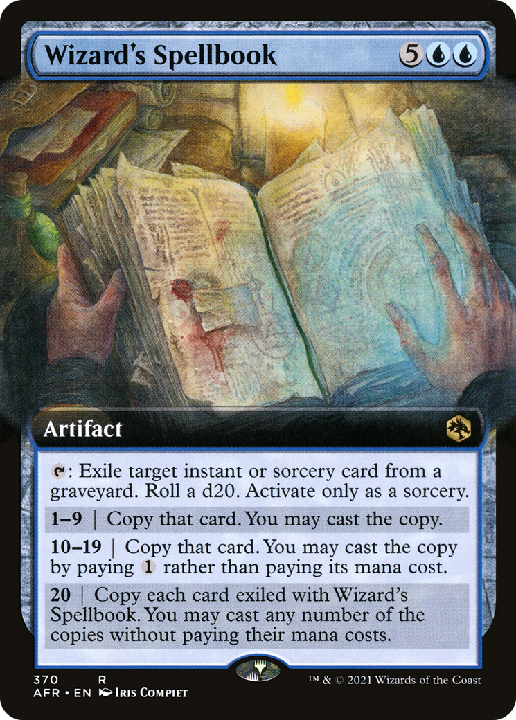 Wizard's Spellbook (Extended Art) (AFR-370)  - Adventures in the Forgotten Realms: (Extended Art)
