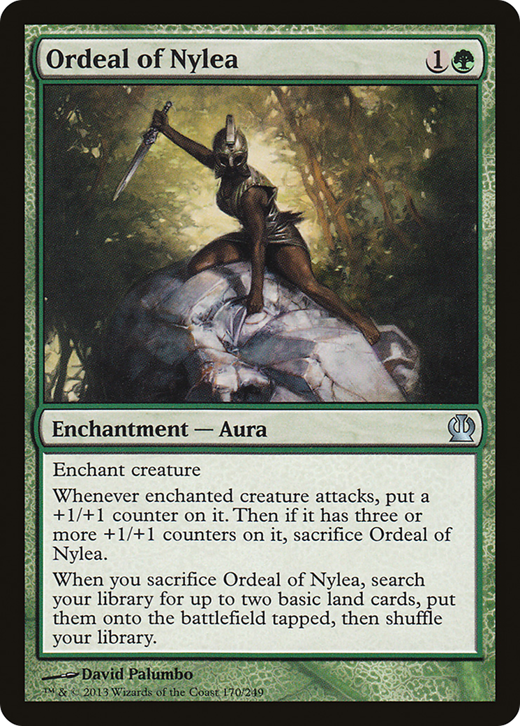 Ordeal of Nylea (THS-170)  Foil - Theros