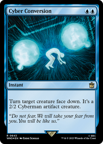 Cyber Conversion (Surge Foil) (WHO-643)  Foil - Doctor Who