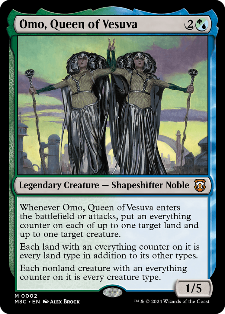 Omo, Queen of Vesuva (M3C-002)  - Modern Horizons 3 Commander