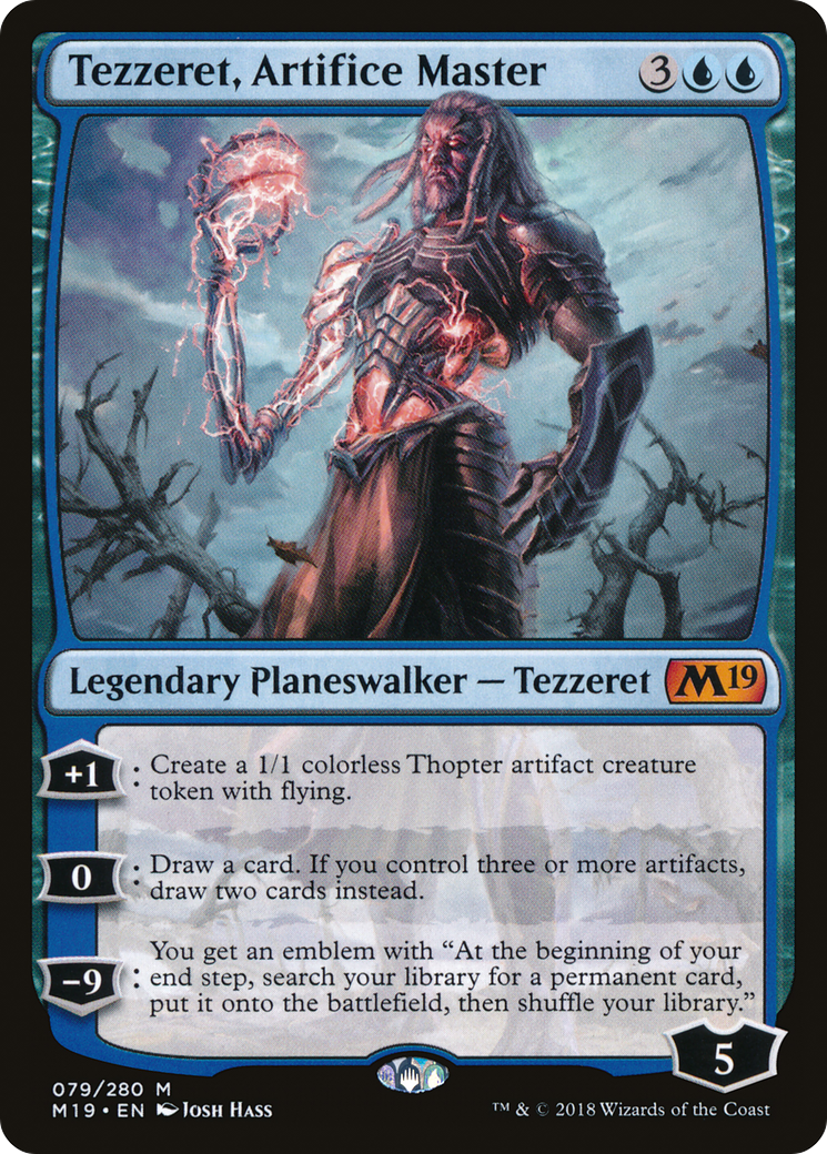 Tezzeret, Artifice Master (M19-079)  - Core Set 2019