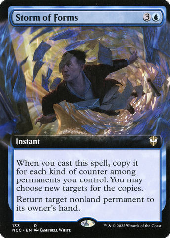 Storm of Forms (Extended Art) (NCC-133)  - New Capenna Commander: (Extended Art)