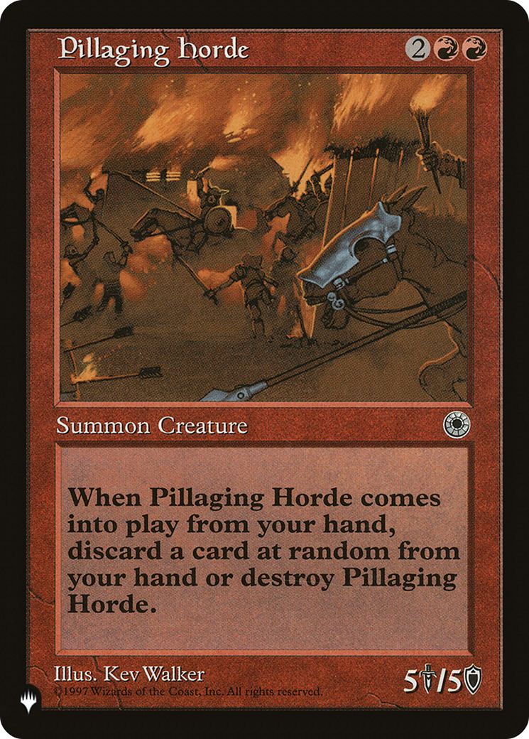 Pillaging Horde (LIST-POR-142)  - The List