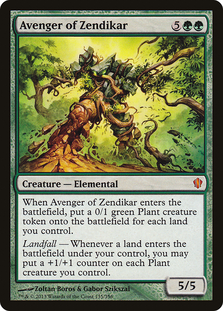 Avenger of Zendikar (C13-135)  - Commander 2013