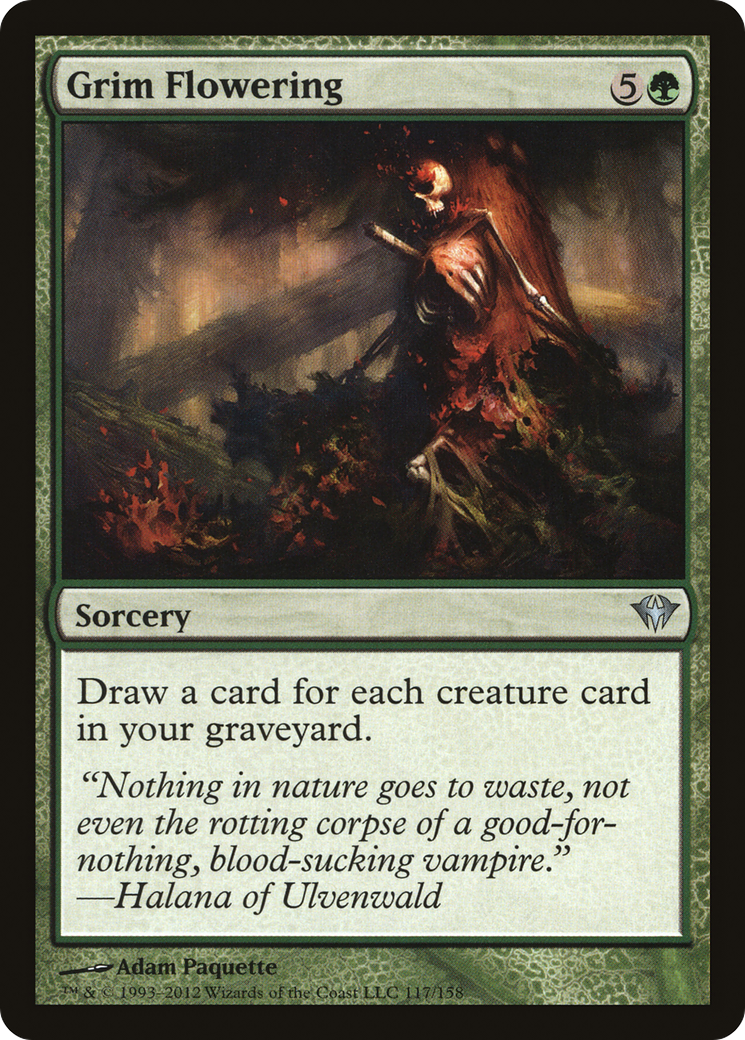 Grim Flowering (DKA-117)  - Dark Ascension