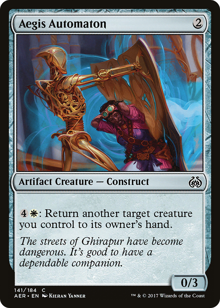 Aegis Automaton (AER-141)  Foil - Aether Revolt