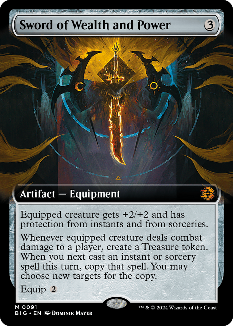 Sword of Wealth and Power (Extended Art) (BIG-091)  - The Big Score: (Extended Art)