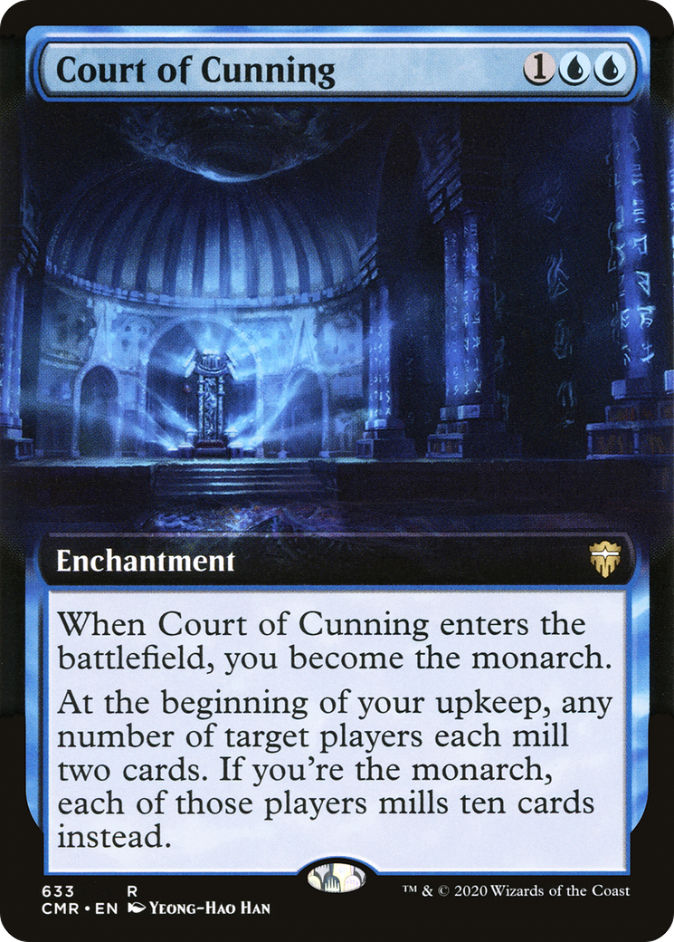 Court of Cunning (Extended Art) (CMR-633)  - Commander Legends: (Extended Art)