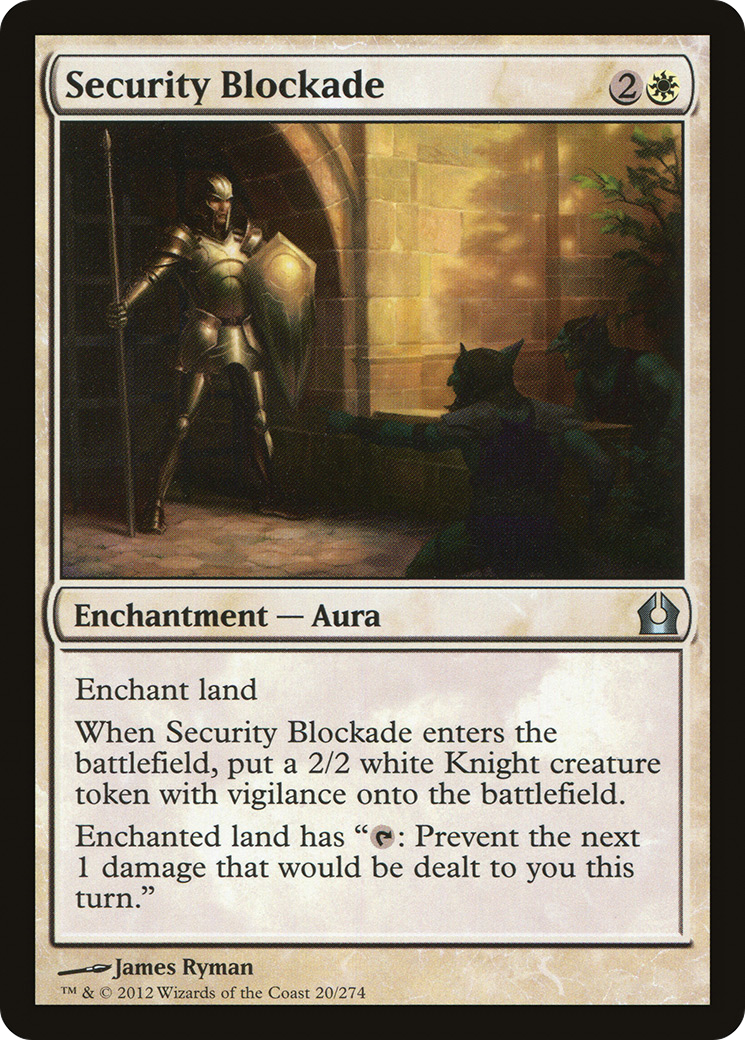 Security Blockade (RTR-020)  Foil - Return to Ravnica