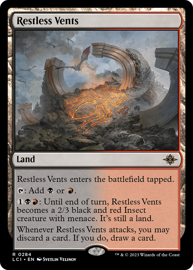 Restless Vents (LCI-284)  - The Lost Caverns of Ixalan