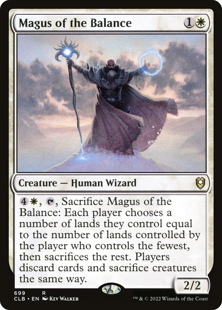 Magus of the Balance (CLB-699)  - Commander Legends: Battle for Baldur's Gate