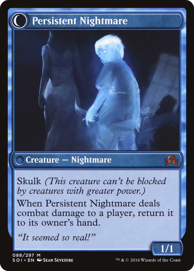 Startled Awake (SOI-088)  Foil - Shadows over Innistrad: (Double Faced Transform)