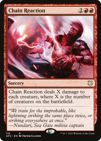 Chain Reaction (AFC-116) - Adventures in the Forgotten Realms Commander