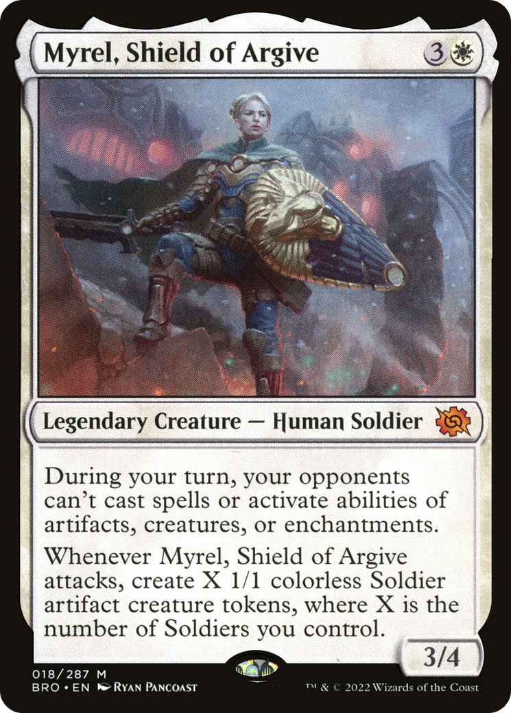 Myrel, Shield of Argive (BRO-018)  - The Brothers' War
