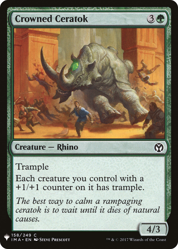 Crowned Ceratok (LIST-IMA-158)  - The List