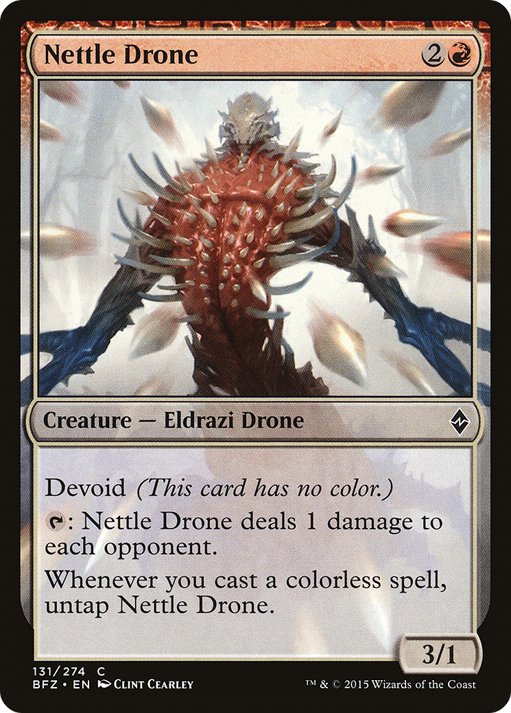 Nettle Drone (BFZ-131)  Foil - Battle for Zendikar: (devoid)