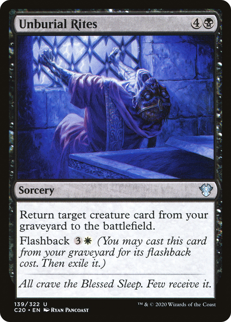 Unburial Rites (C20-139)  - Commander 2020