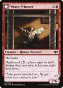 Weary Prisoner (VOW-184)  - Innistrad: Crimson Vow: (Double Faced Transform)